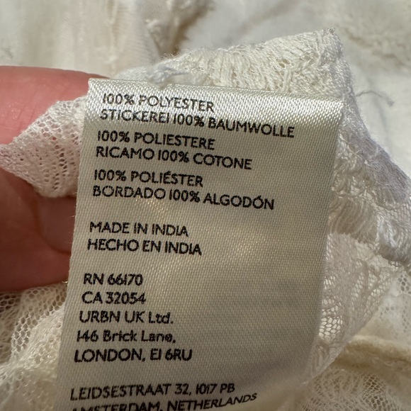 ANTHROPOLOGIE lace shirt. NWT. Blouse.  Lace shirt - Picture 7 of 9